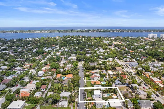a view of city with tall buildings