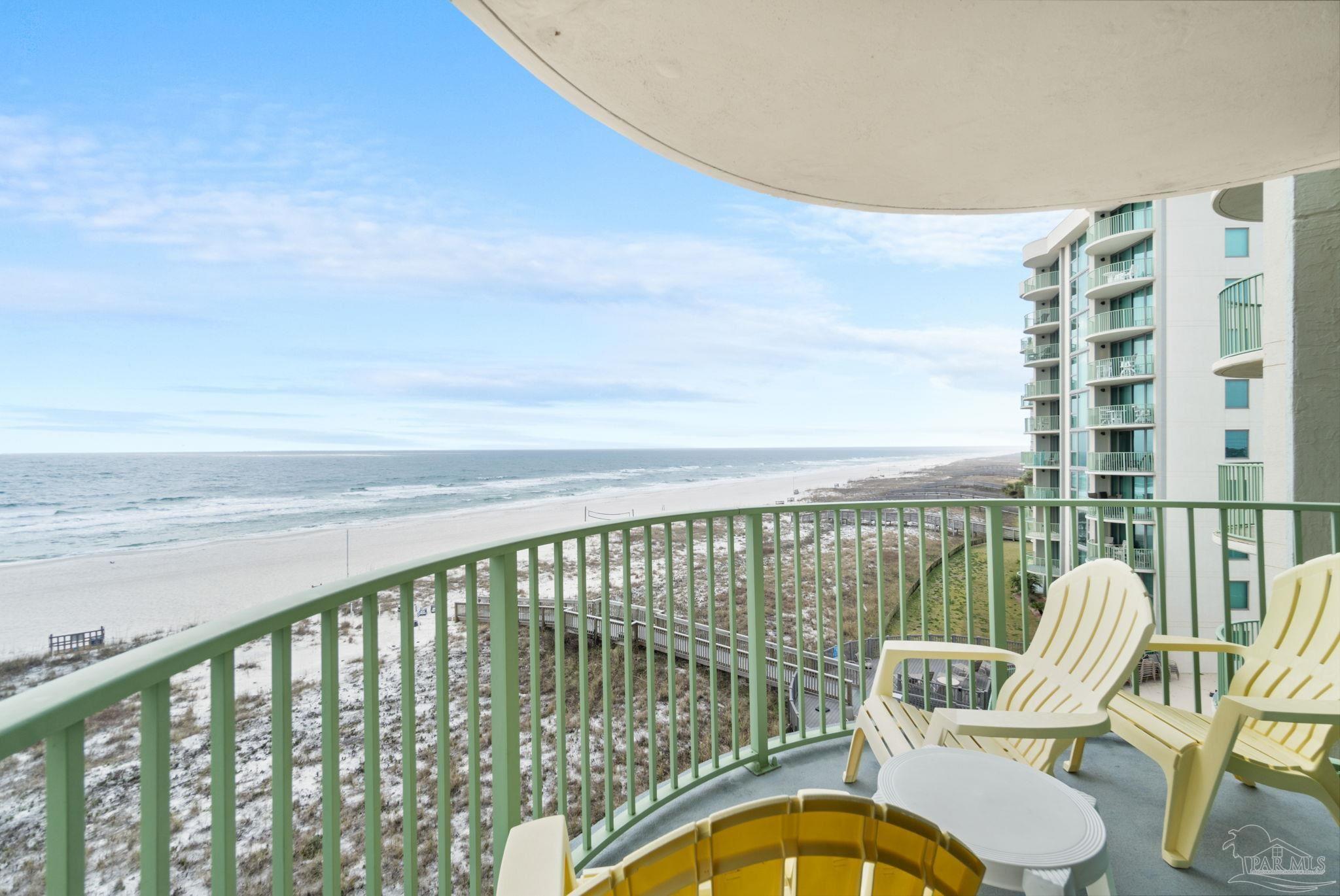 16785 Perdido Key Drive, Unit 503 Perdido Key, FL 32507 - Photo 15 of 38 a view of a balcony with lake view