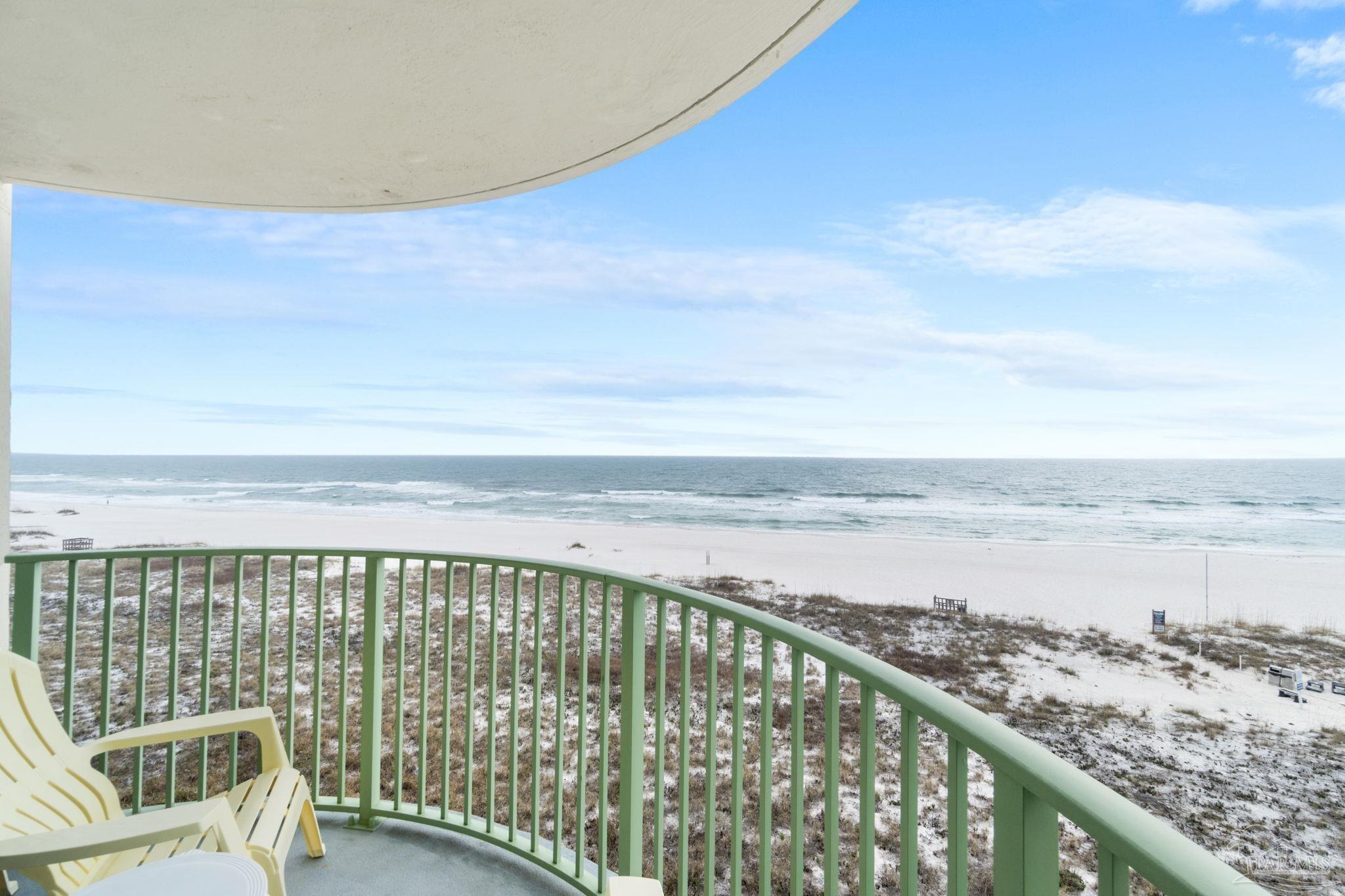 16785 Perdido Key Drive, Unit 503 Perdido Key, FL 32507 - Photo 16 of 38 a view of a balcony with an ocean view