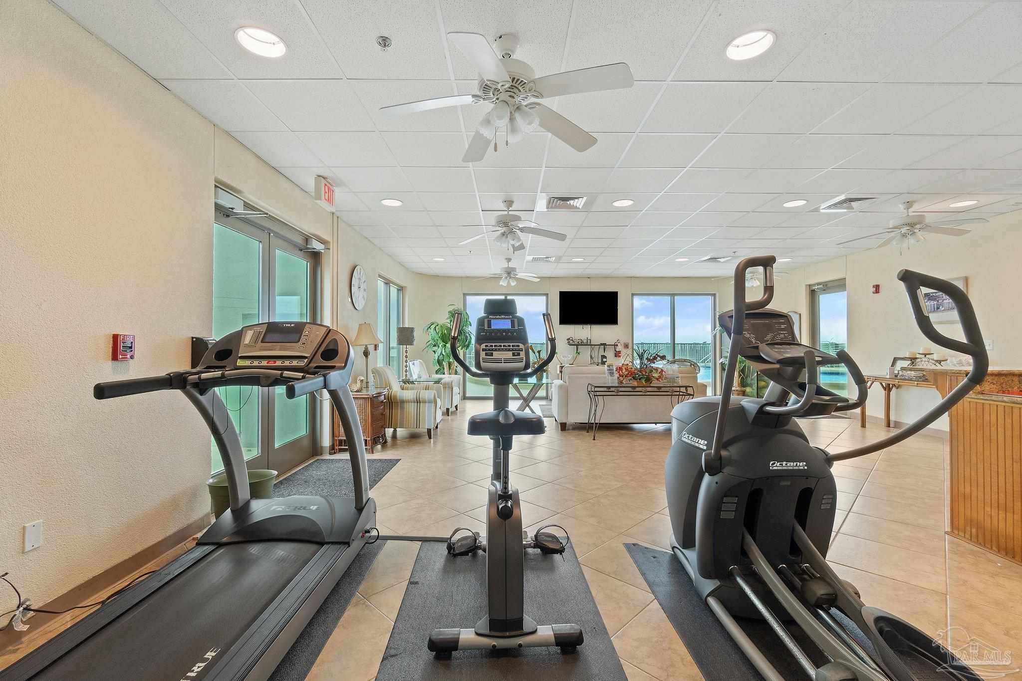 16785 Perdido Key Drive, Unit 503 Perdido Key, FL 32507 - Photo 38 of 38 a view of a room with gym equipment