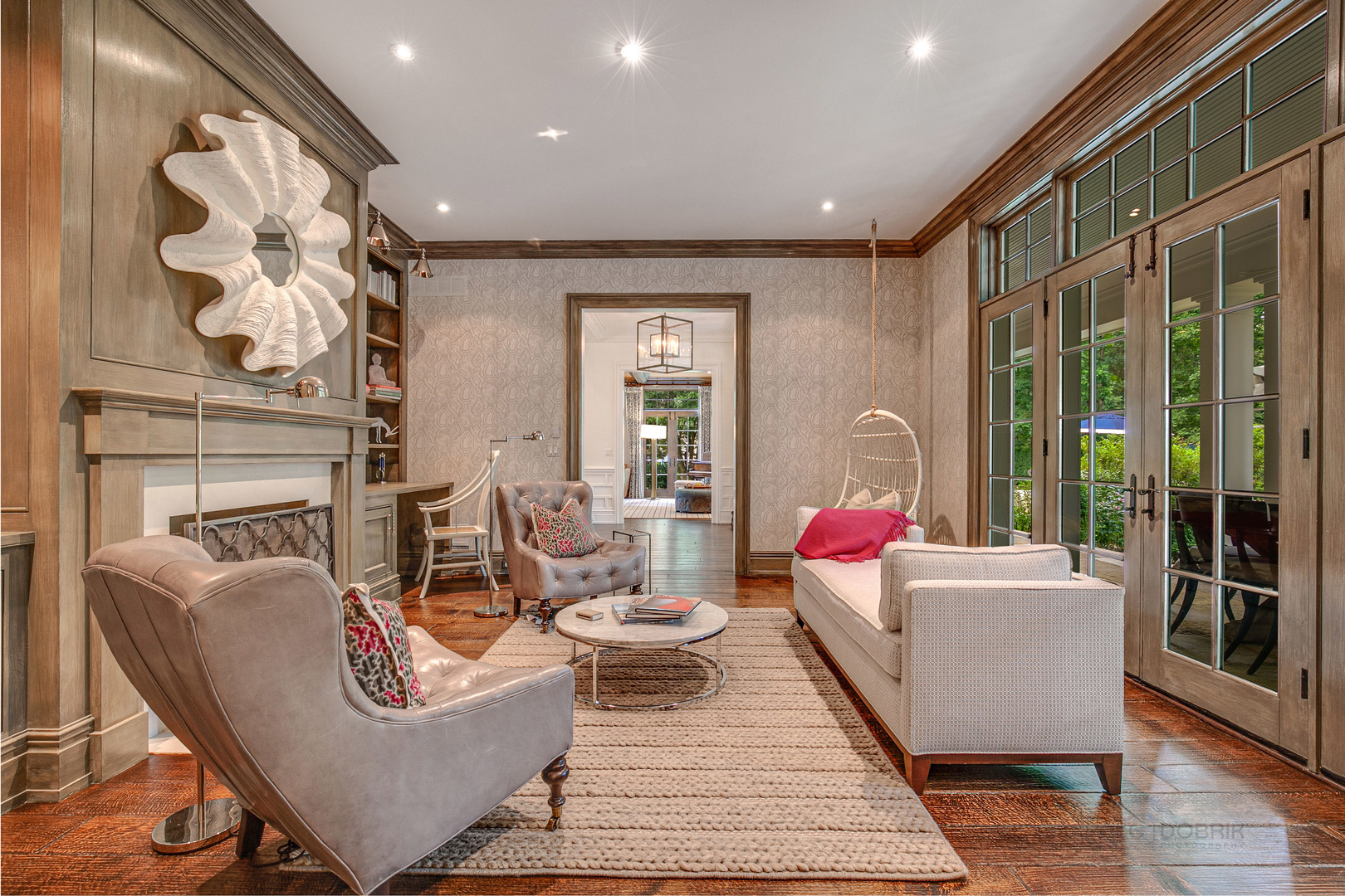 680 South Ridge Road Lake Forest, IL 60045 - Photo 15 of 44 a living room with furniture and wooden floor
