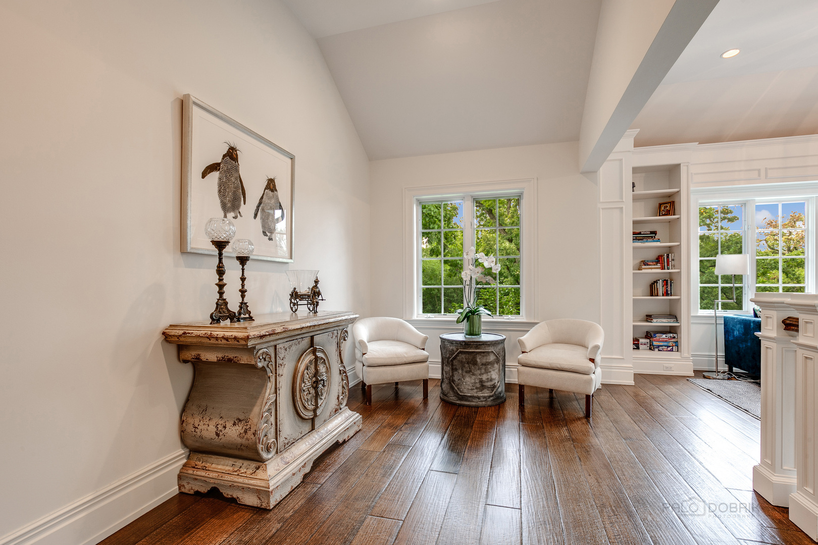 680 South Ridge Road Lake Forest, IL 60045 - Photo 18 of 44 a living room with furniture and a wooden floor
