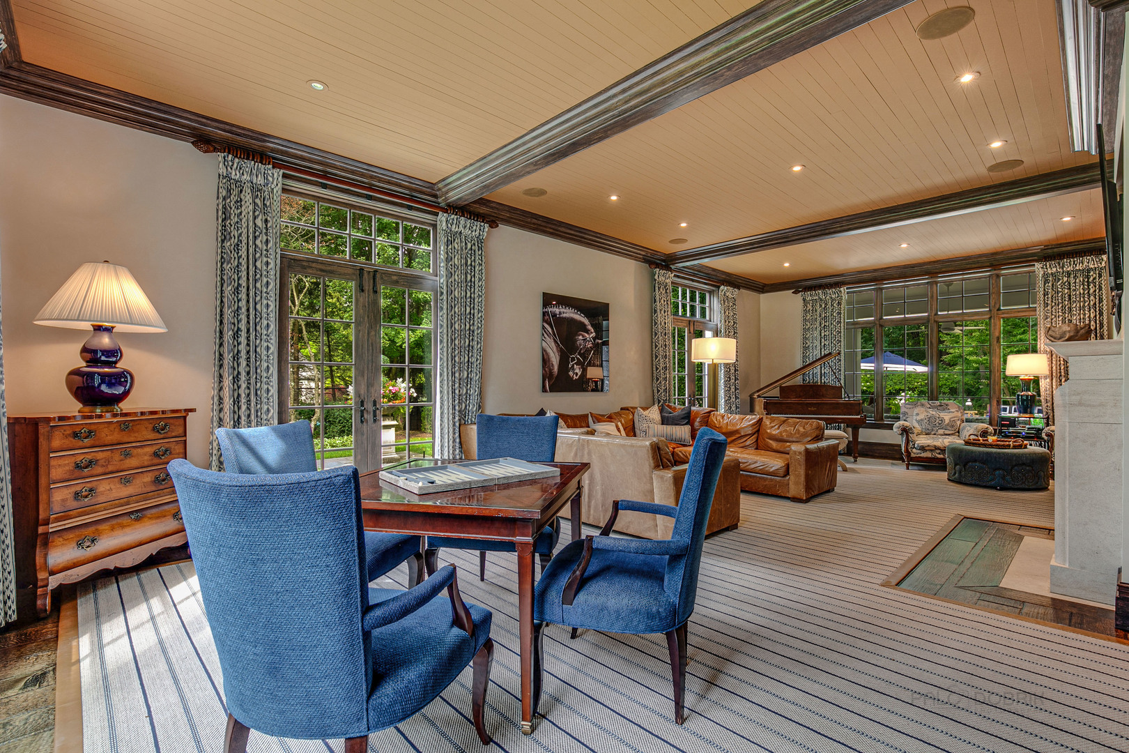 680 South Ridge Road Lake Forest, IL 60045 - Photo 3 of 44 a living room with furniture a large window and wooden floor