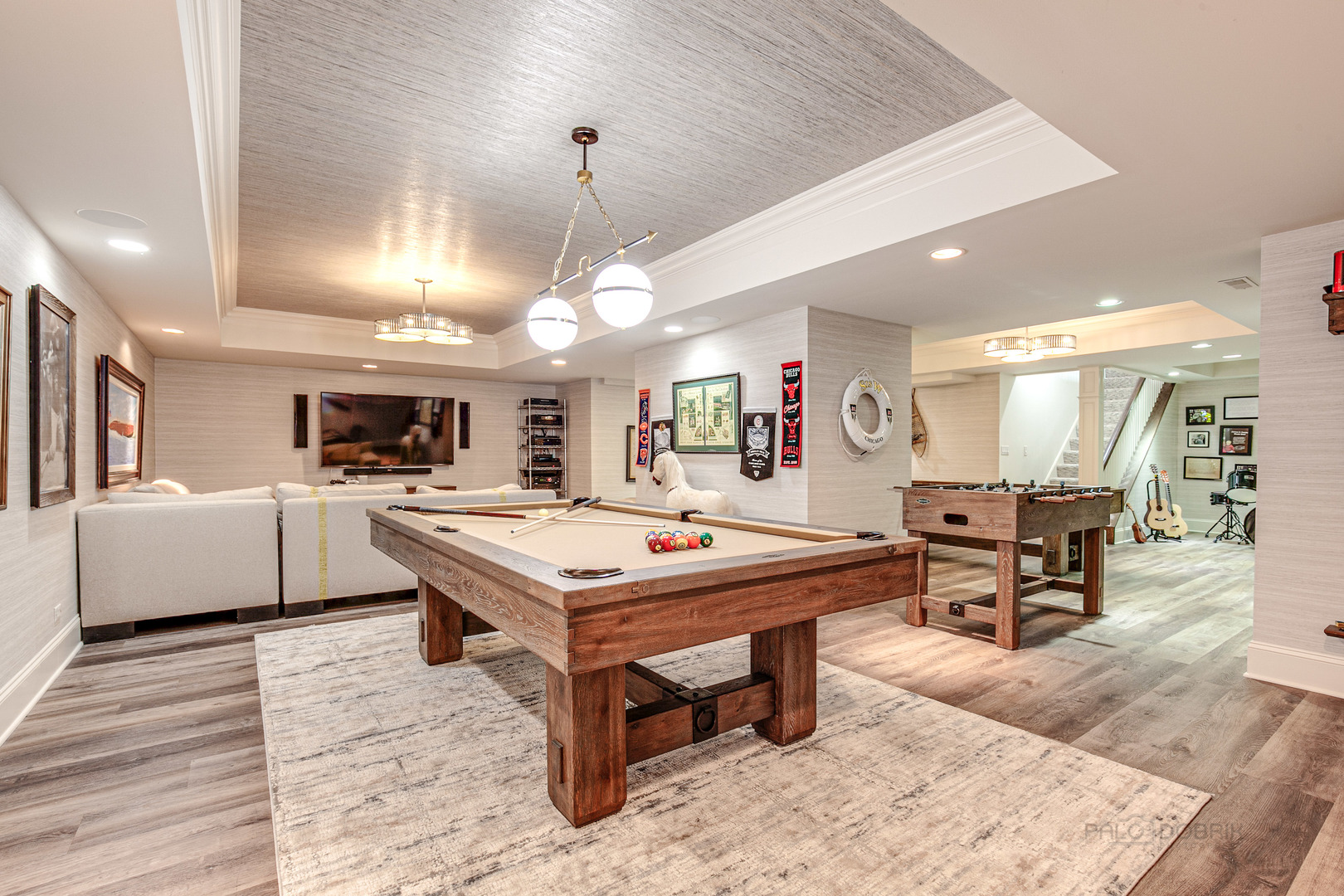 680 South Ridge Road Lake Forest, IL 60045 - Photo 36 of 44 a room with furniture pool table and windows
