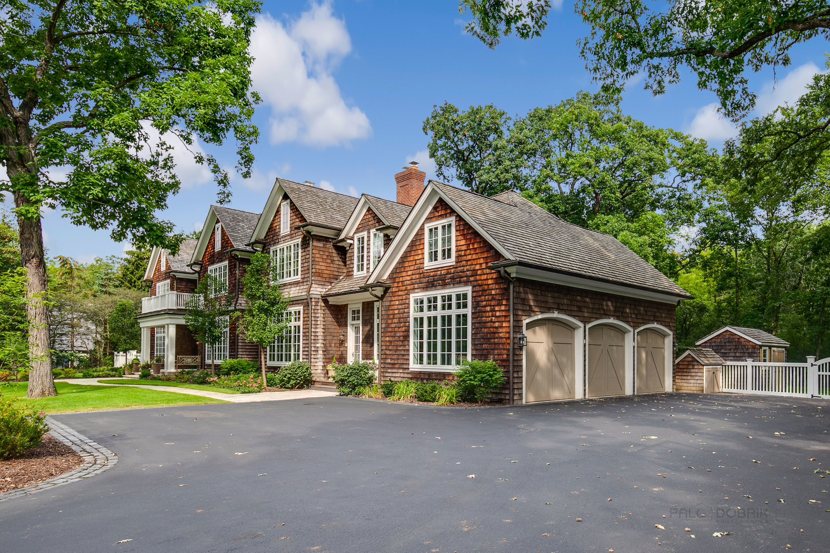 680 South Ridge Road Lake Forest, IL 60045 - Photo 44 of 44 a front view of a house with a yard and garage