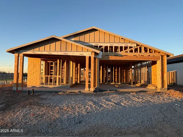 a front view of a building