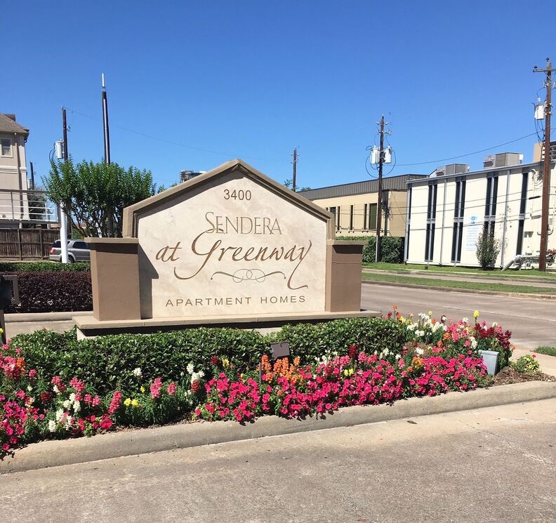 3400 Edloe Street, Unit 1703 Houston, TX 77027 - Photo 6 of 13 a sign on the side of a building