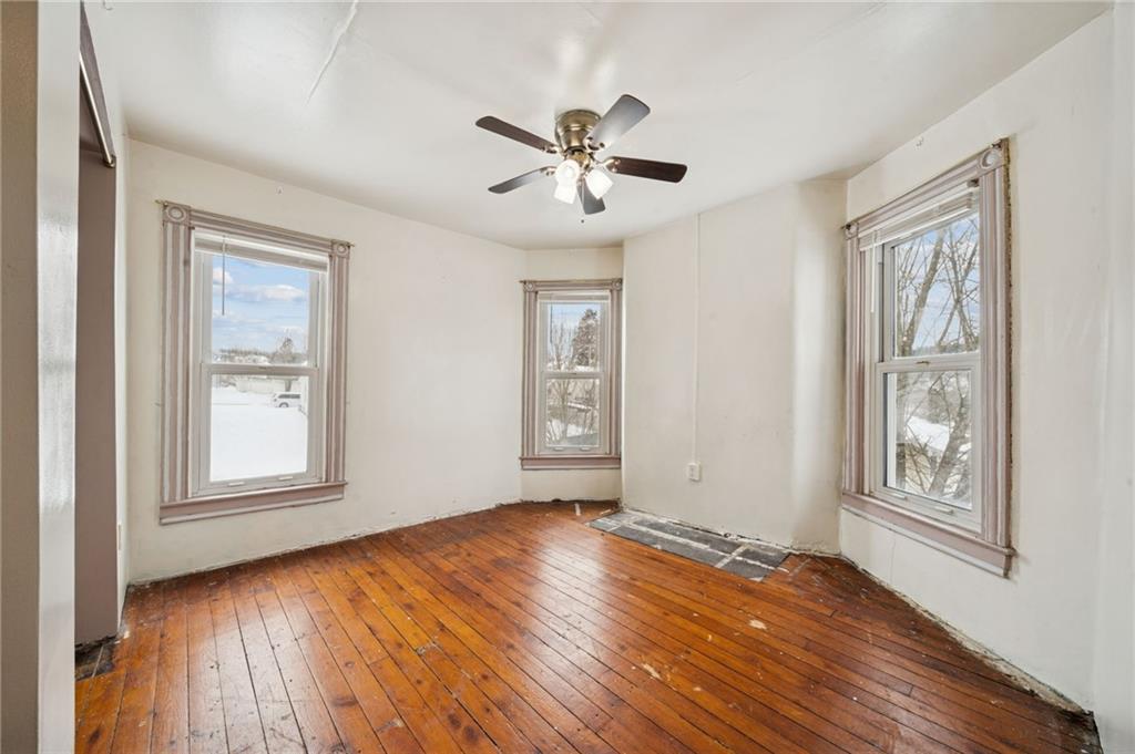 410 Point Street Saltsburg, PA 15681 - Photo 24 of 39 a view of empty room with wooden floor and fan