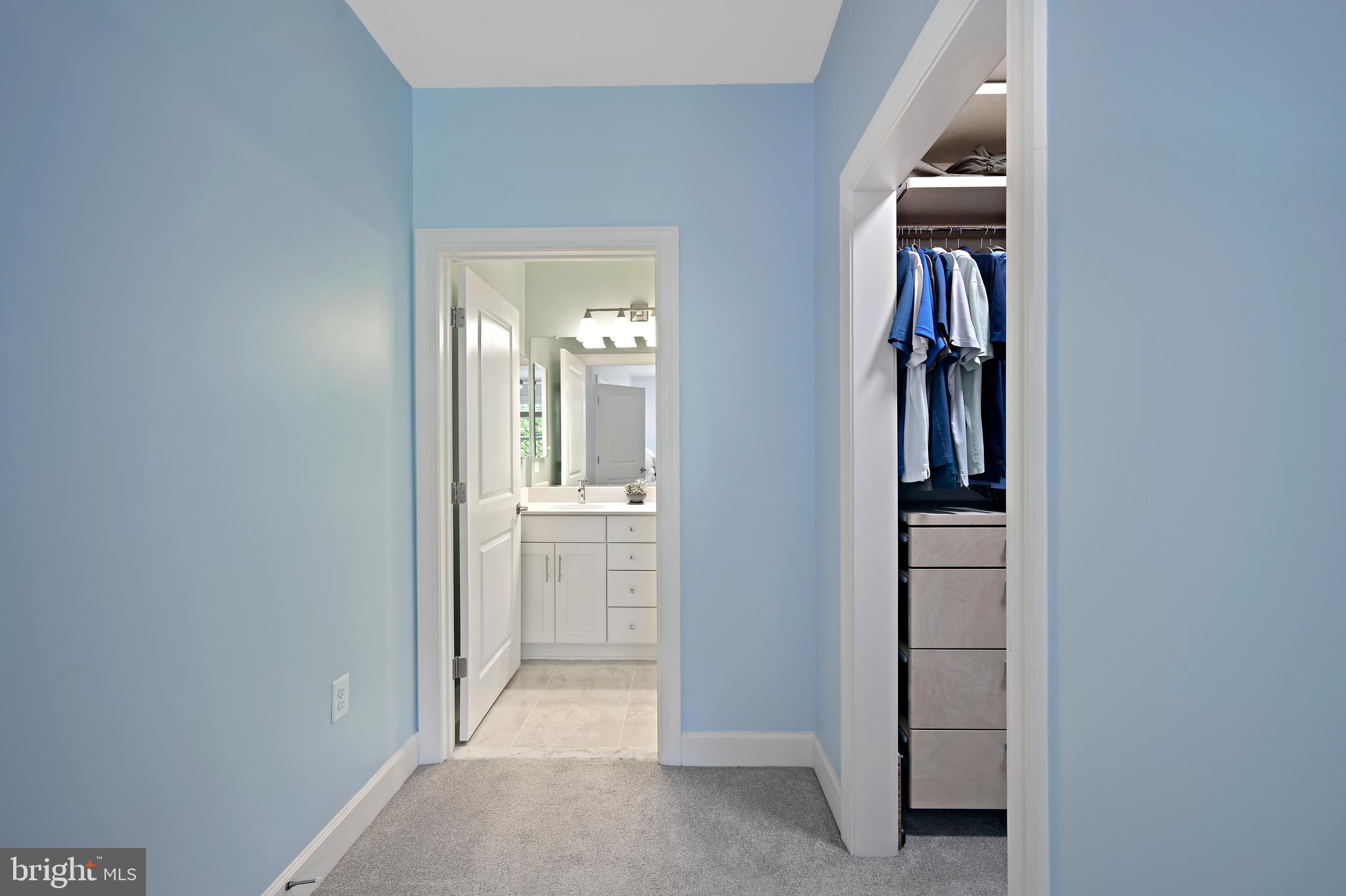 10520 Resort Road, Unit 306 Ellicott City, MD 21042 - Photo 24 of 46 View from Bedroom to Primary Bath