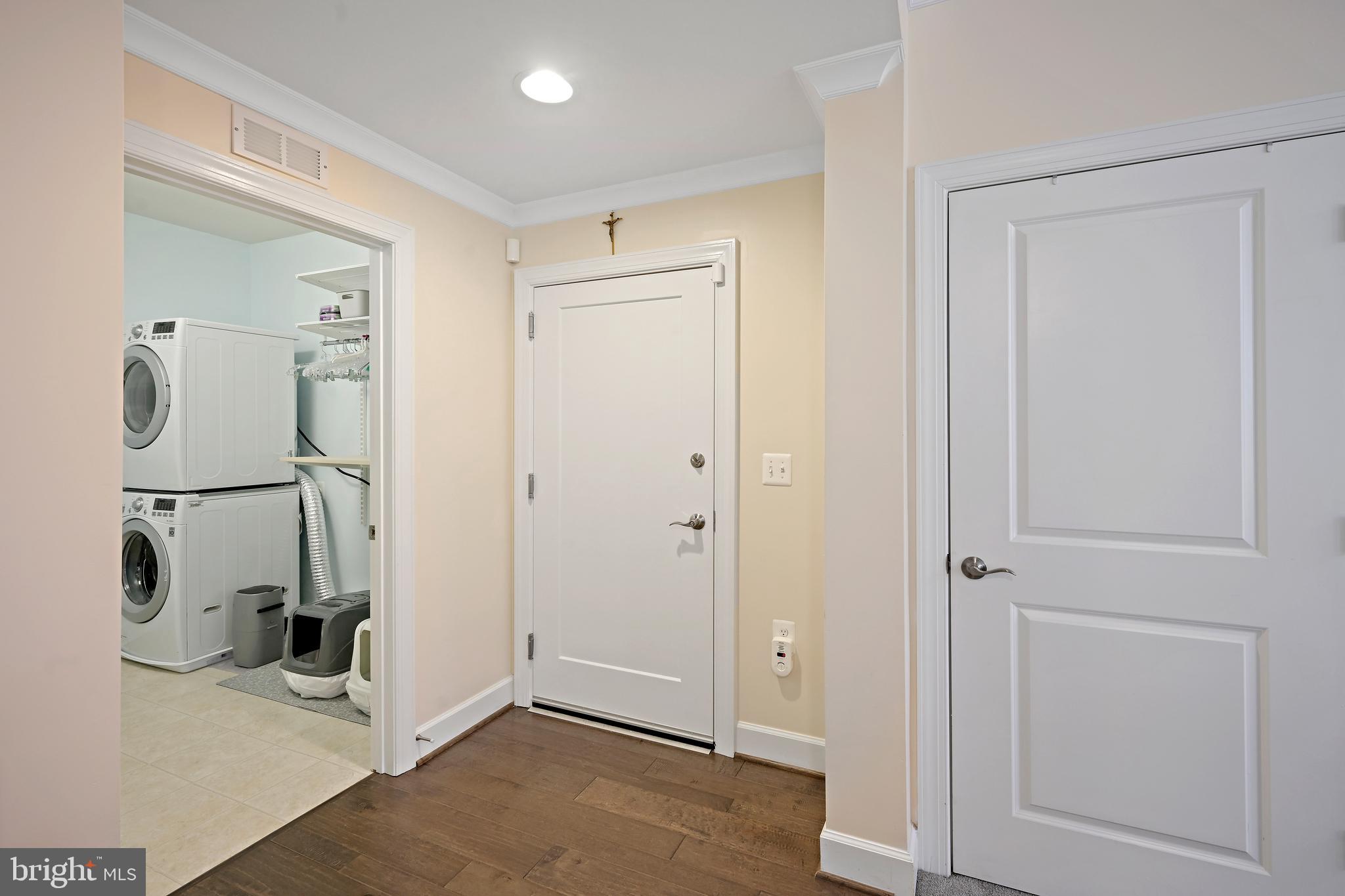 10520 Resort Road, Unit 306 Ellicott City, MD 21042 - Photo 7 of 46 Foyer with Upgraded Luxury Vinyl Plank Flooring