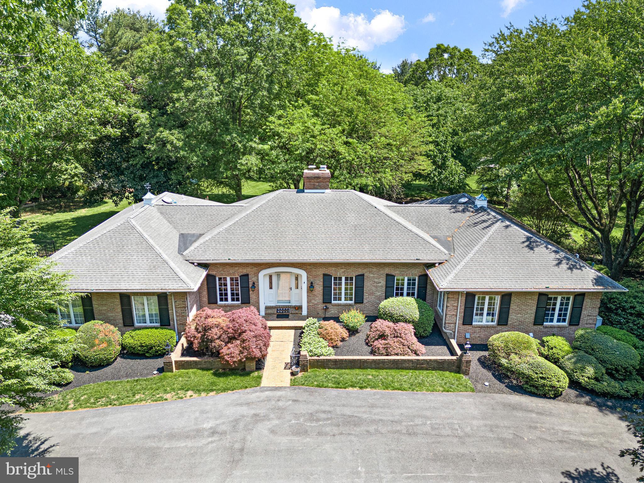 1 Ridge Run Road Chadds Ford, PA 19317 - Photo 4 of 56 Brick Walls and Mature Landscaping