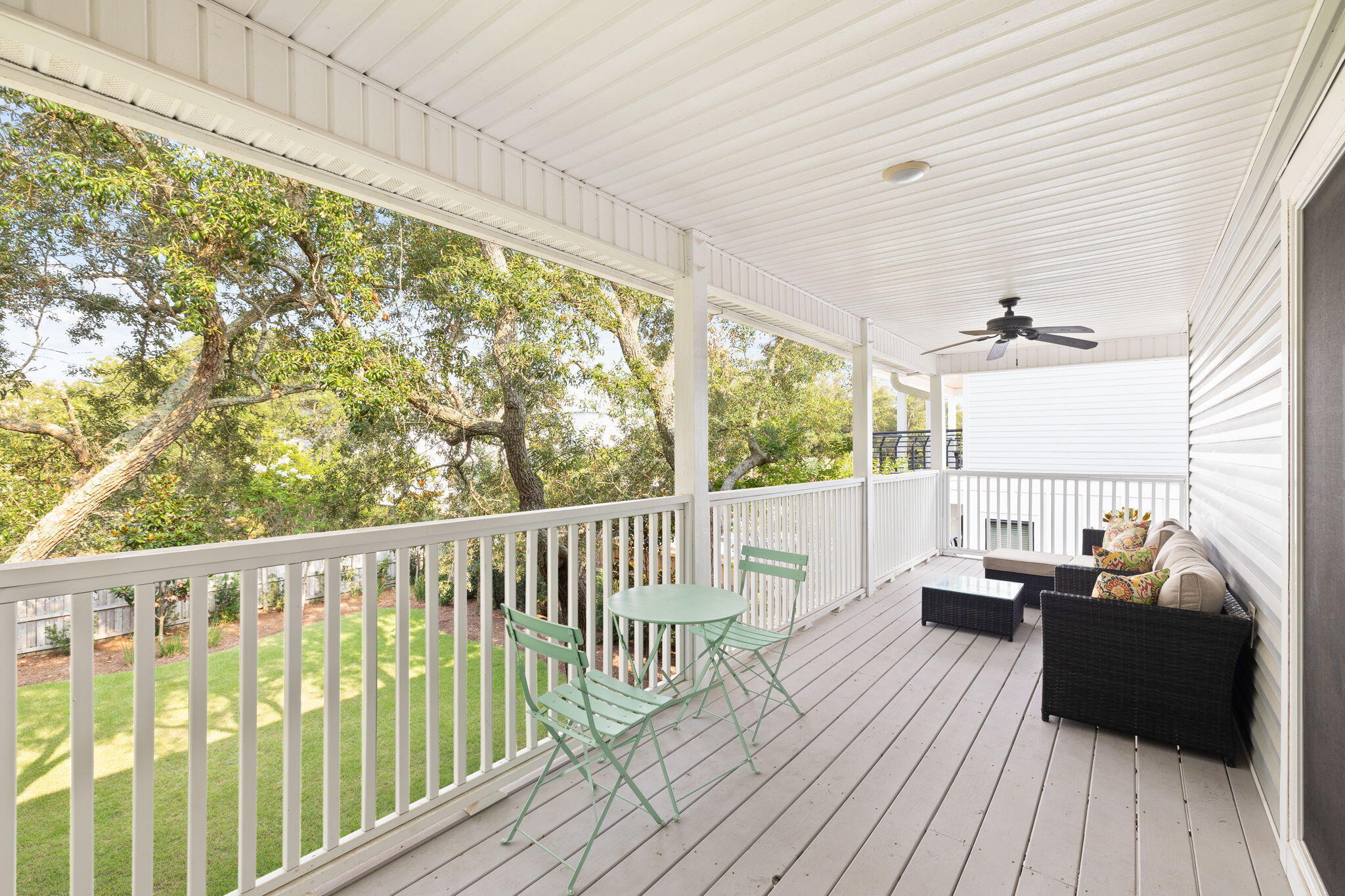 85 Dolphin Street Destin, FL 32541 - Photo 39 of 63 a view of balcony with wooden floor