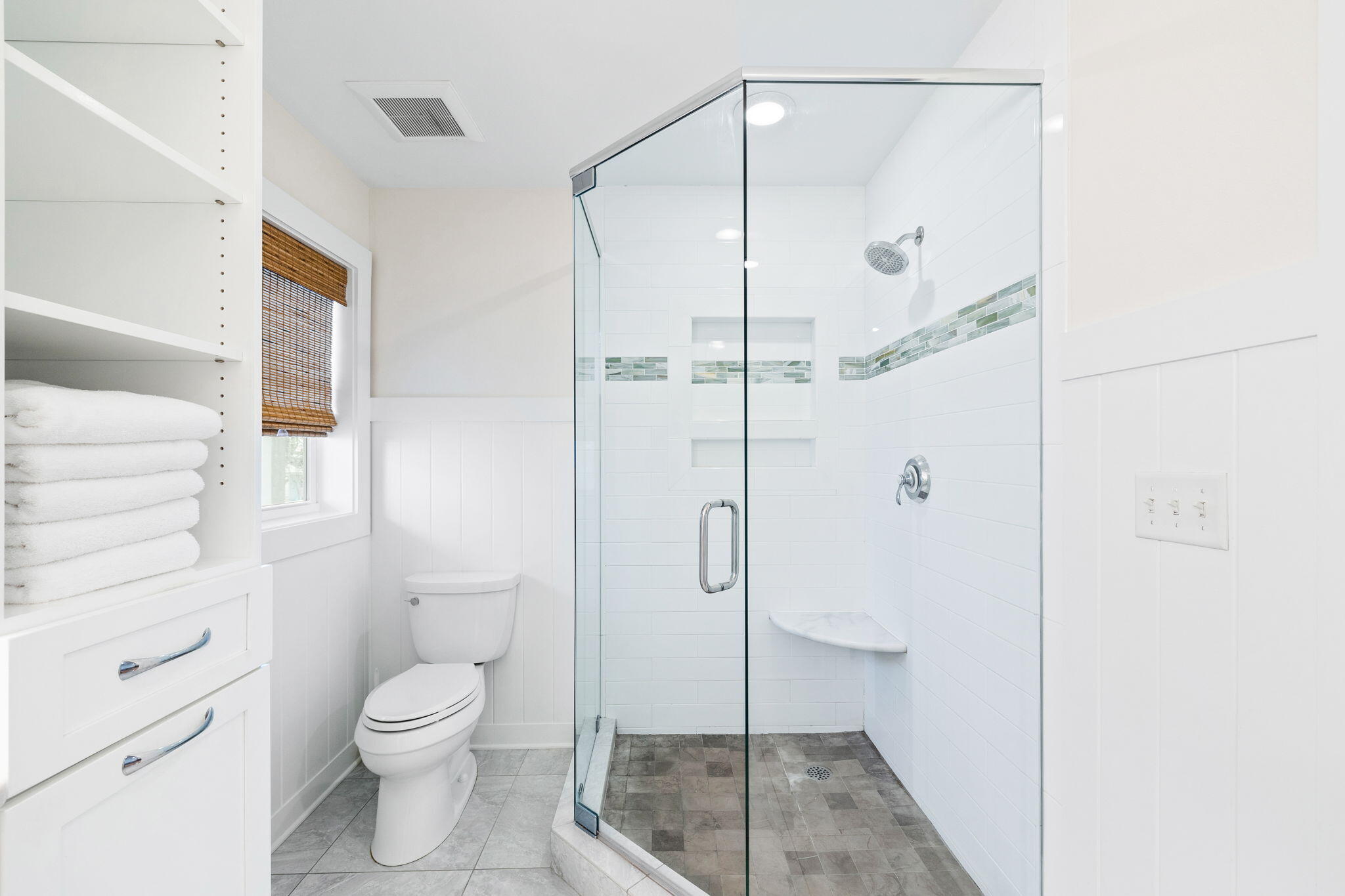 85 Dolphin Street Destin, FL 32541 - Photo 43 of 63 a bathroom with a shower and a toilet