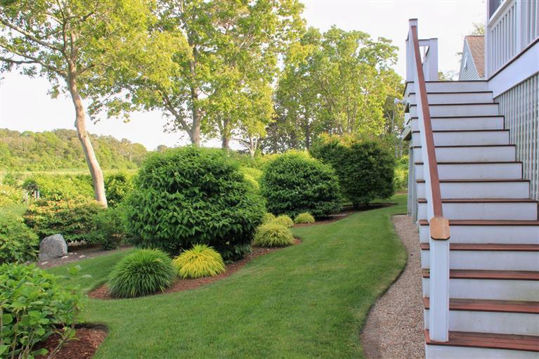 46 Lookout Road Yarmouth Port, MA 02675 - Photo 8 of 35 a view of a garden with large trees