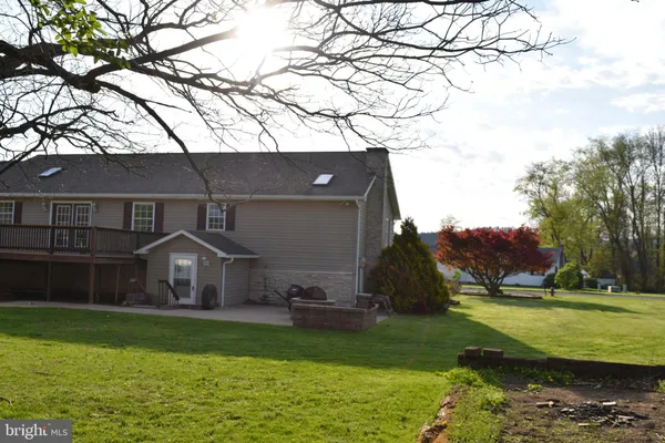 a house view with a garden space