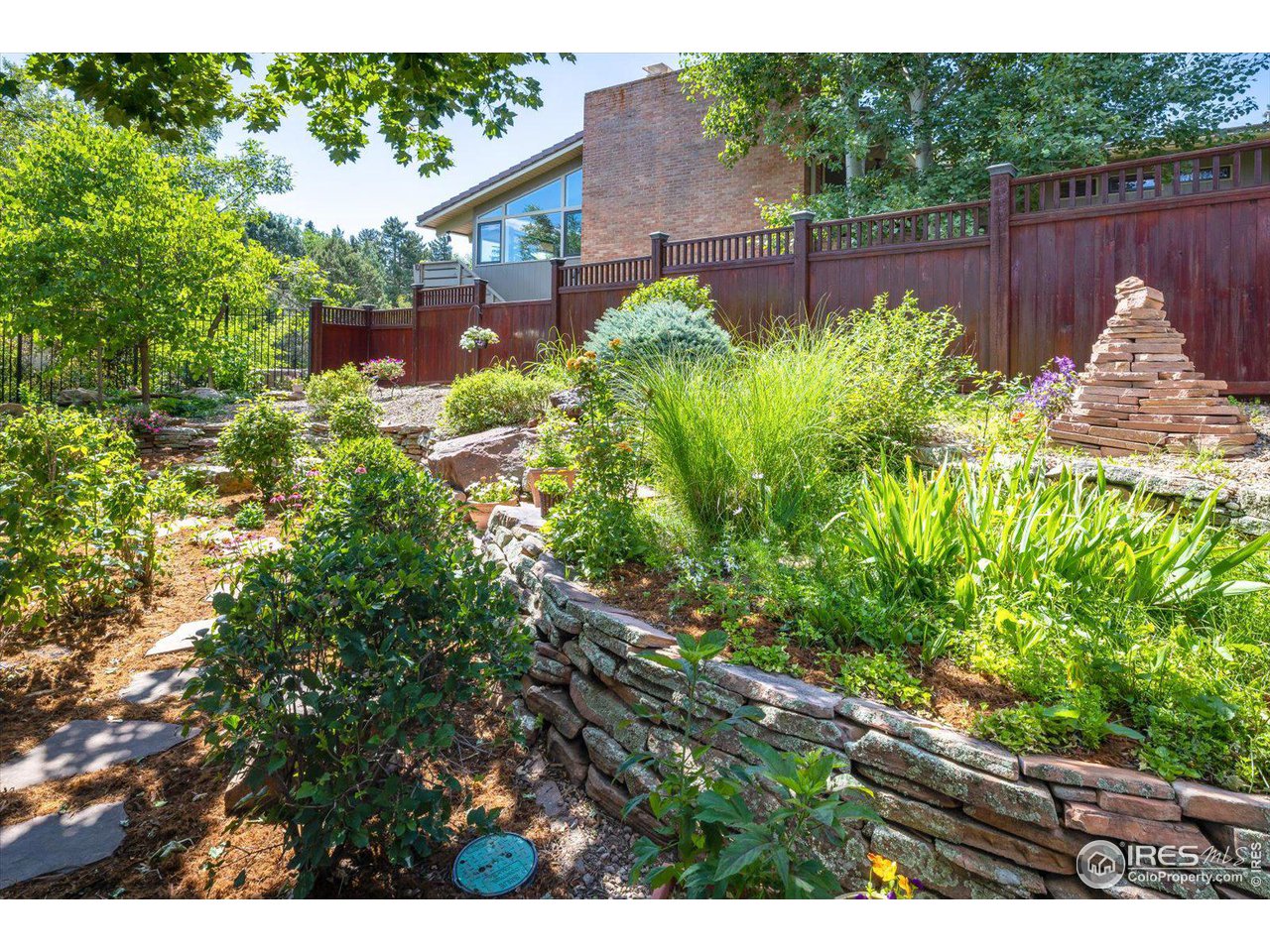 865 Willowbrook Road Boulder, CO 80302 - Photo 30 of 37 Gorgeous backyard with water feature