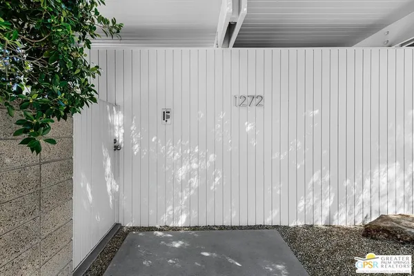 a view of a door