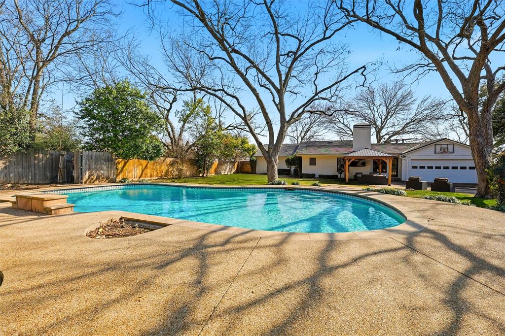 6724 Kirkwood Road Fort Worth, TX 76116 - Photo 35 of 40 a view of outdoor space yard and swimming pool