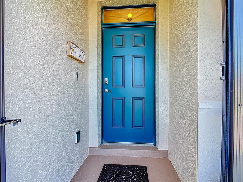 1632 Delphi Way New Smyrna Beach, FL 32168 - Photo 4 of 52 a view of a hallway with wooden door