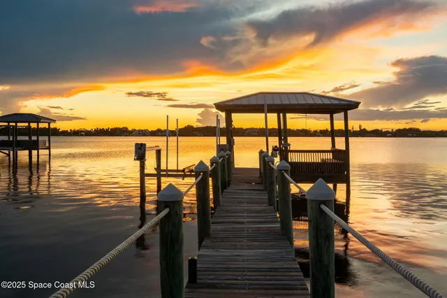 a view of ocean from a balcony