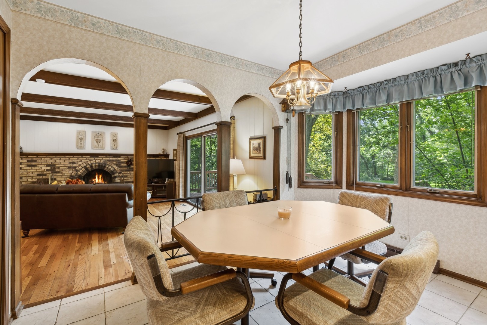 40W173 Oak Ridge Road St. Charles, IL 60175 - Photo 14 of 38 a view of a dining room with furniture window and outside view