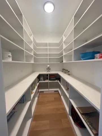 a view of a walk in closet