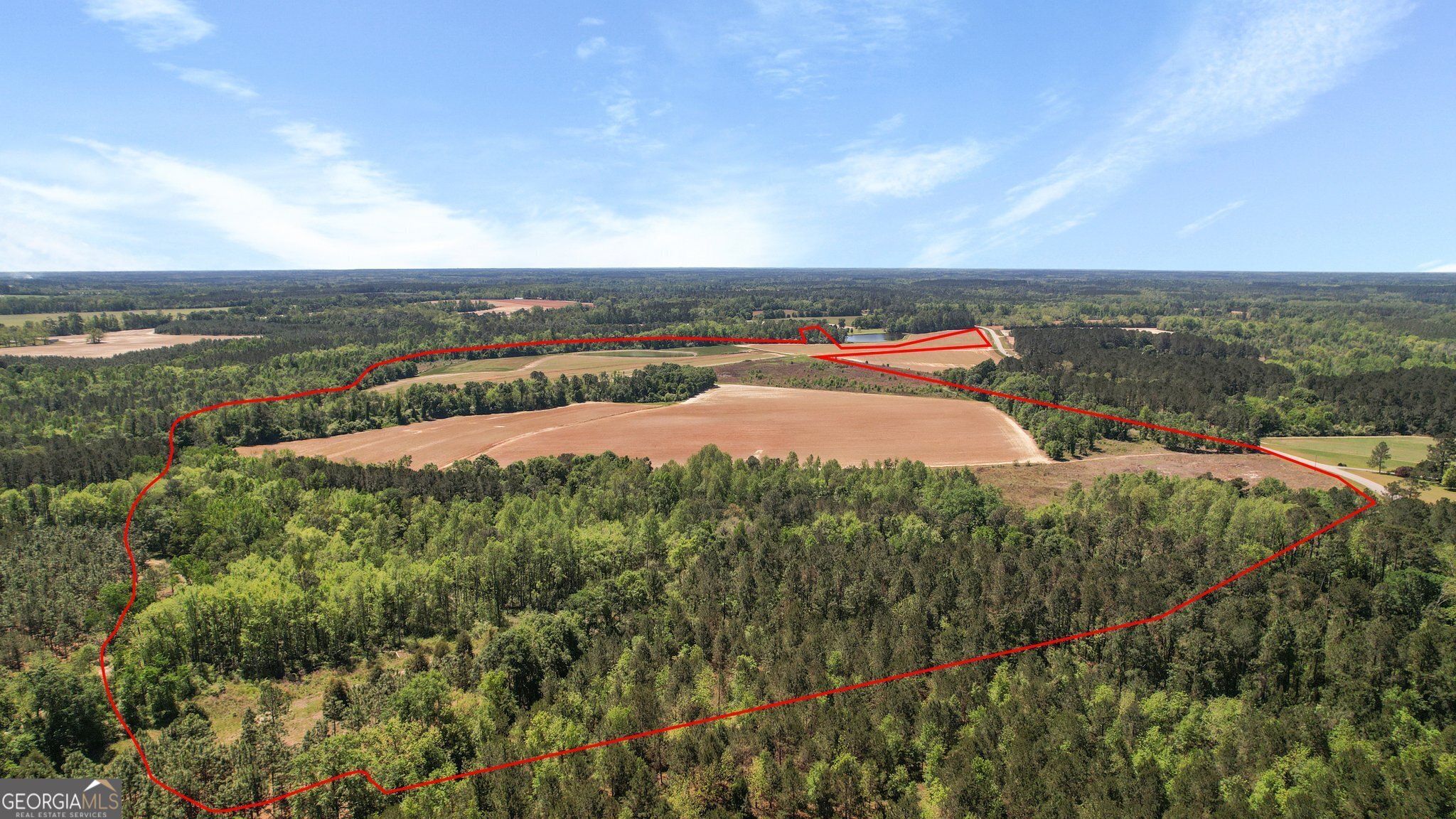 0 Middle Ground Road Statesboro, GA 30461 - Photo 33 of 39 an aerial view of residential houses with outdoor space and trees