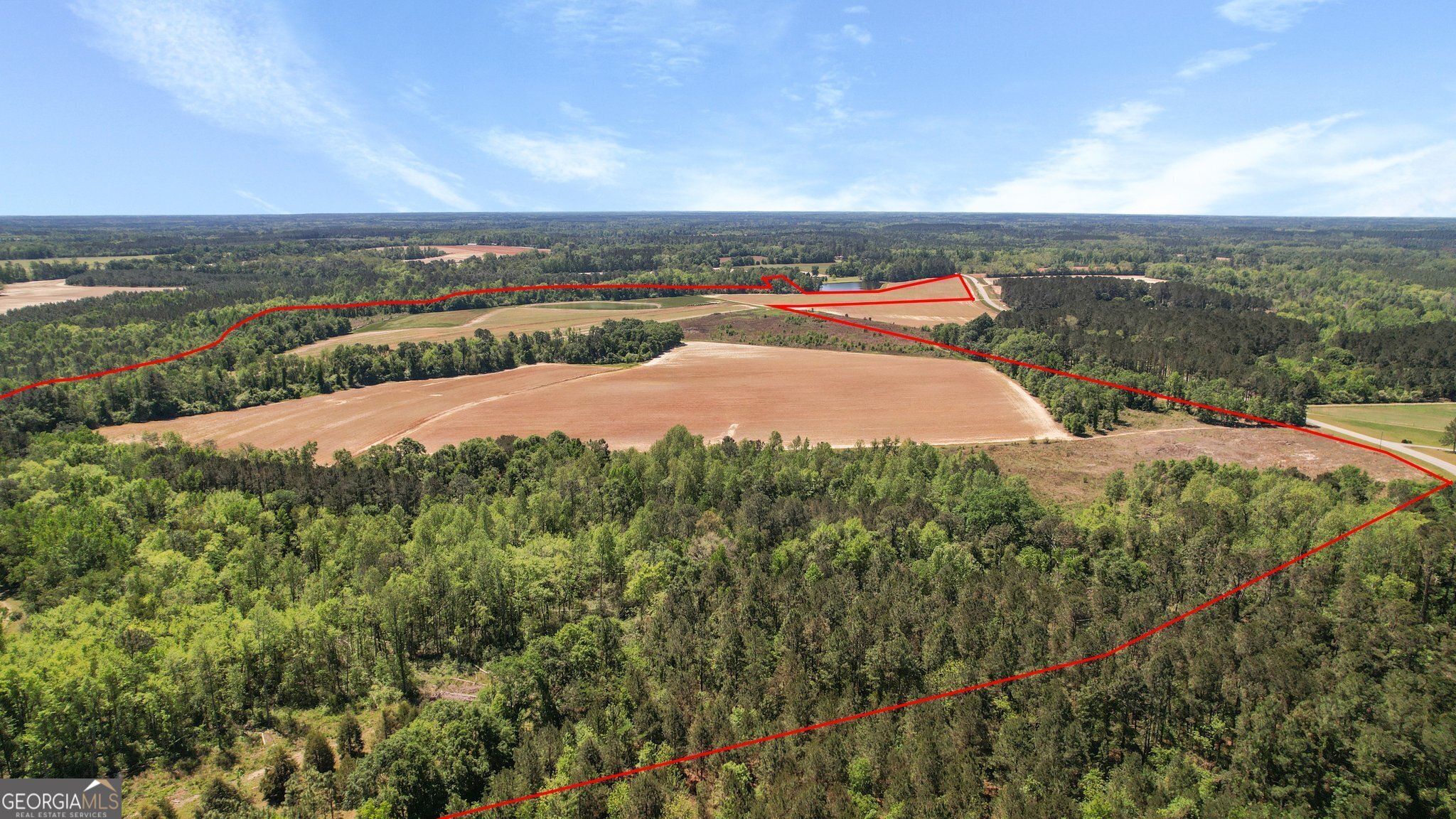 0 Middle Ground Road Statesboro, GA 30461 - Photo 34 of 39 an aerial view of residential houses with outdoor space and trees