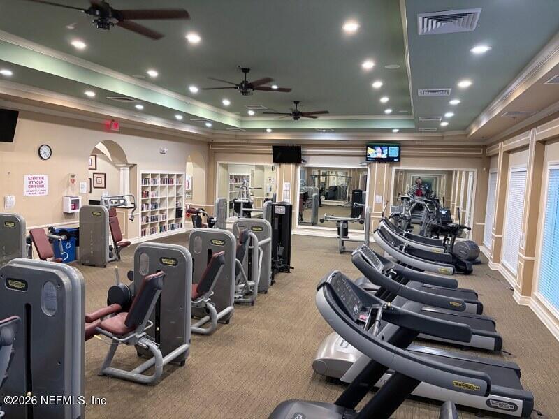 1330 Castle Pines Circle St. Augustine, FL 32092 - Photo 29 of 57 a view of a room with gym equipment