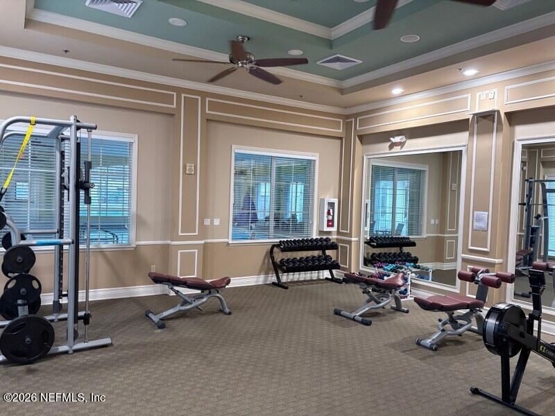 1330 Castle Pines Circle St. Augustine, FL 32092 - Photo 31 of 57 a view of a room with gym equipment