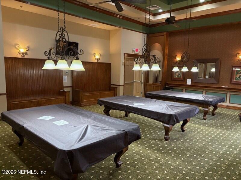 1330 Castle Pines Circle St. Augustine, FL 32092 - Photo 40 of 57 a room with pool table table and chairs