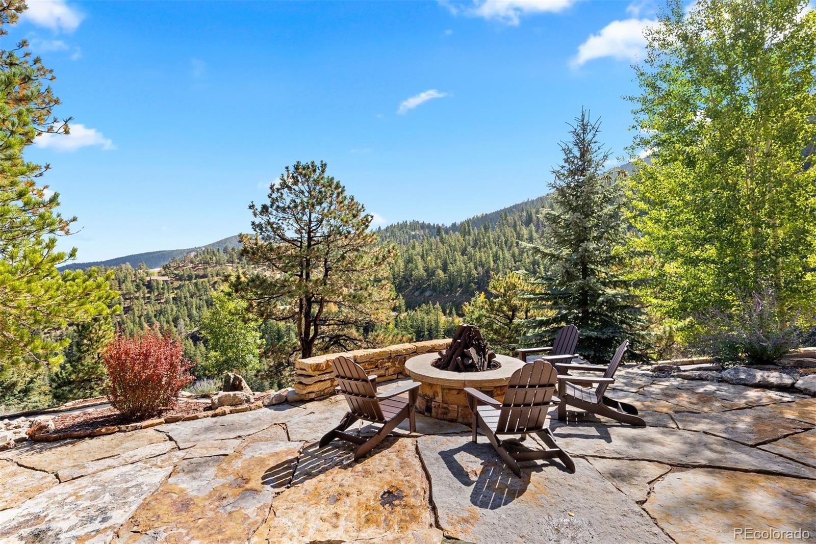 610 Clear Creek Road Evergreen, CO 80439 - Photo 42 of 50 a view of a patio