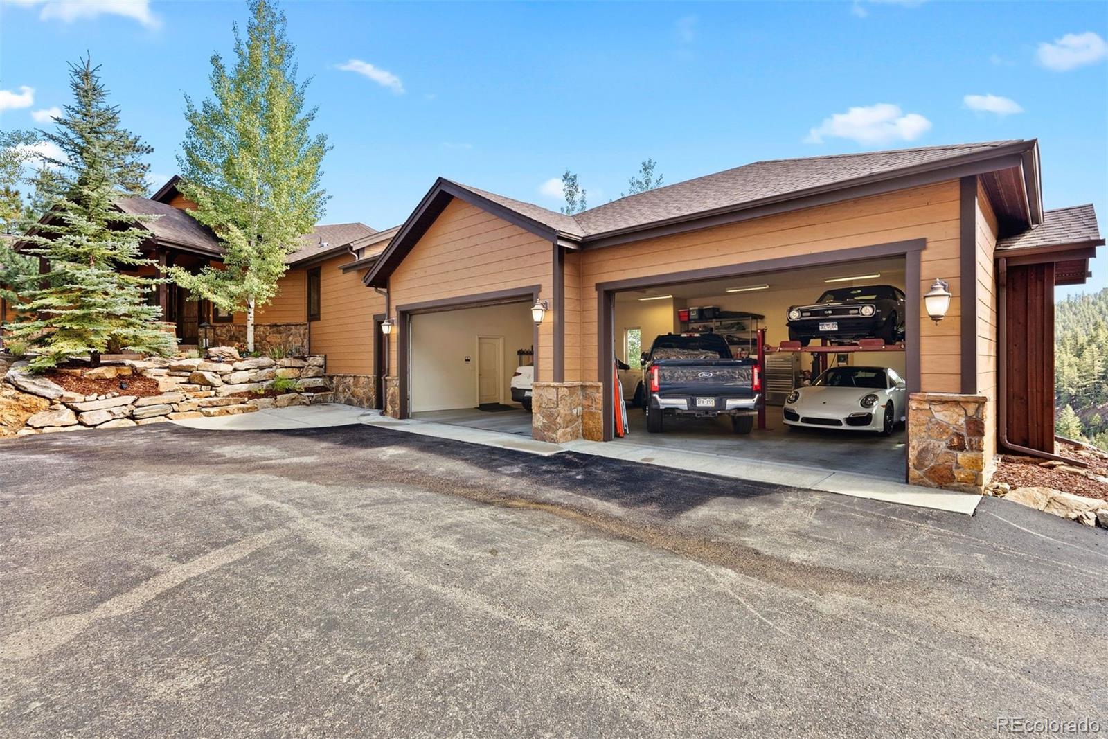610 Clear Creek Road Evergreen, CO 80439 - Photo 49 of 50 a view of a car garage