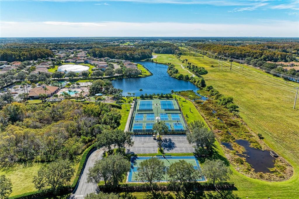 8772 Stone Harbour Loop Bradenton, FL 34212 - Photo 55 of 69 an aerial view of residential houses with outdoor space