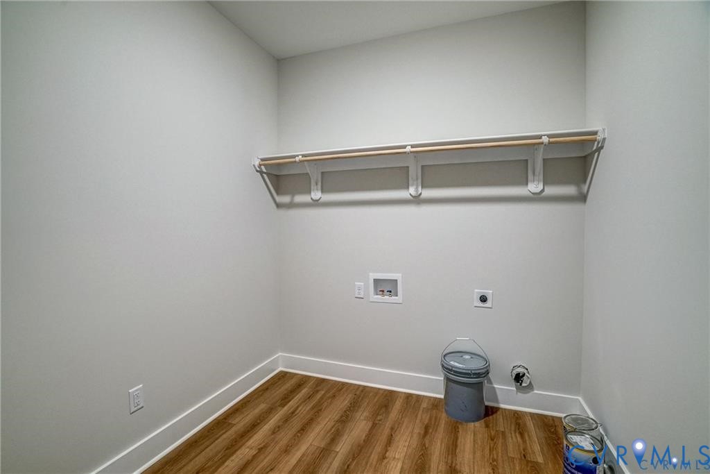 Lot 1 Three Chopt Road Louisa, VA 23093 - Photo 34 of 37 Utility room with wood-finish flooring and light g
