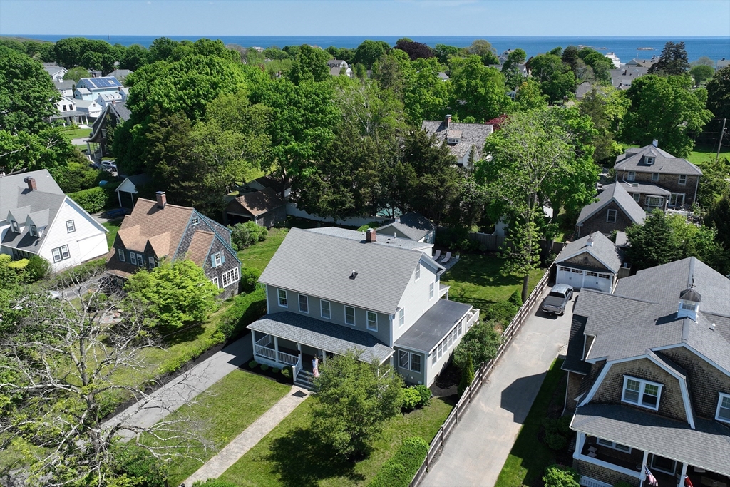 584 Hatherly Road Scituate, MA 02066 - Photo 5 of 42 an aerial view of a house with a garden