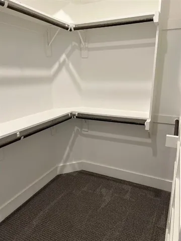 a close view of closet