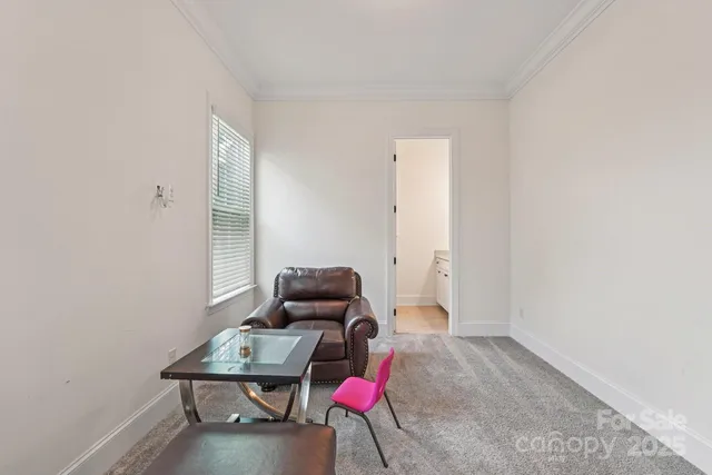 a room with furniture