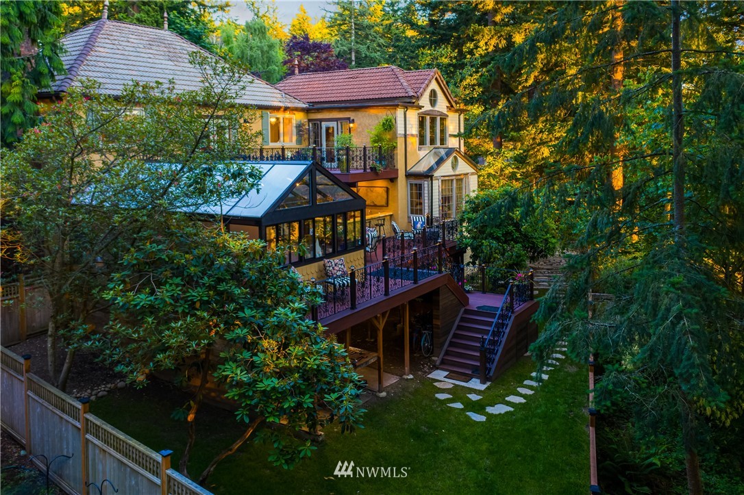 654 Clark Road Bellingham, WA 98225 - Photo 3 of 40 a front view of a house with yard and trees