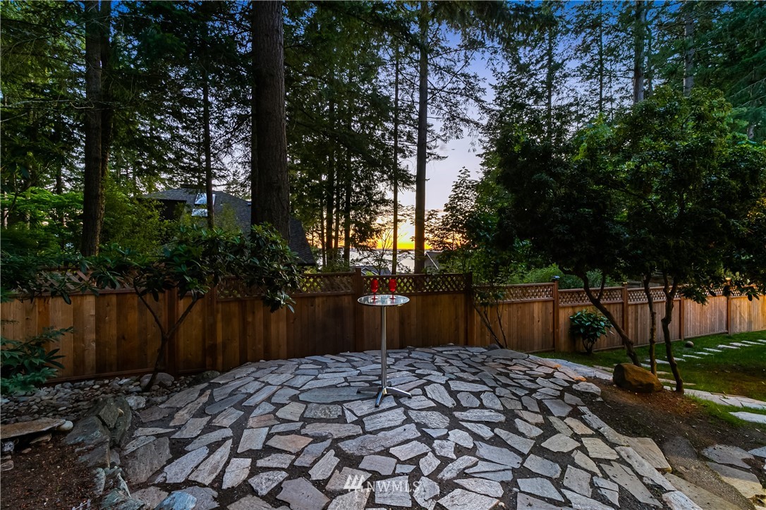 654 Clark Road Bellingham, WA 98225 - Photo 5 of 40 a view of a backyard of the house