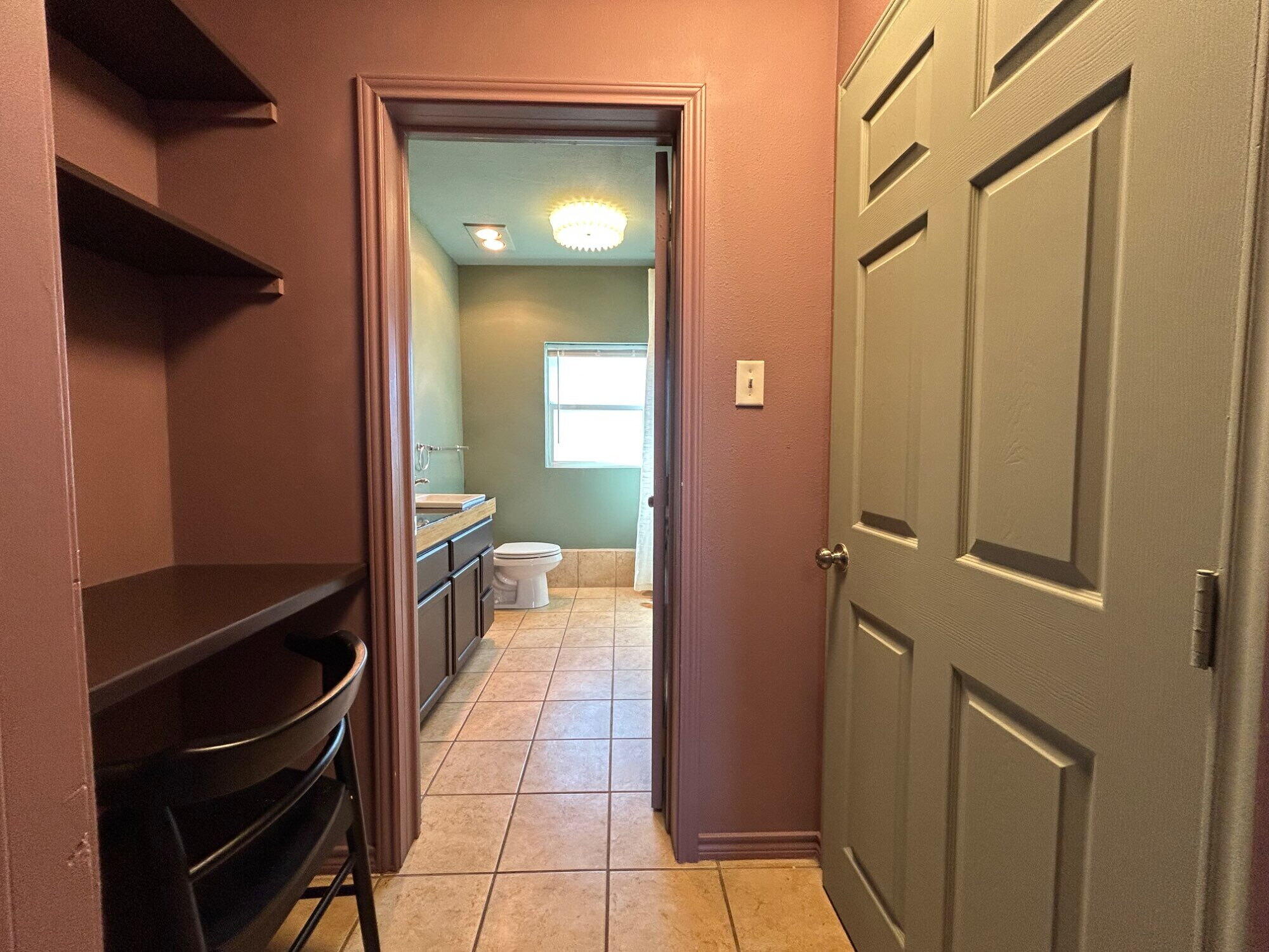 3118 37th Street, Unit FRONT Lubbock, TX 79413 - Photo 9 of 16 a view of a hallway