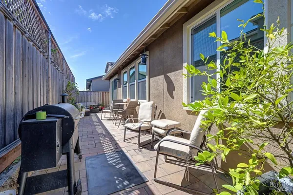 a view of balcony and patio