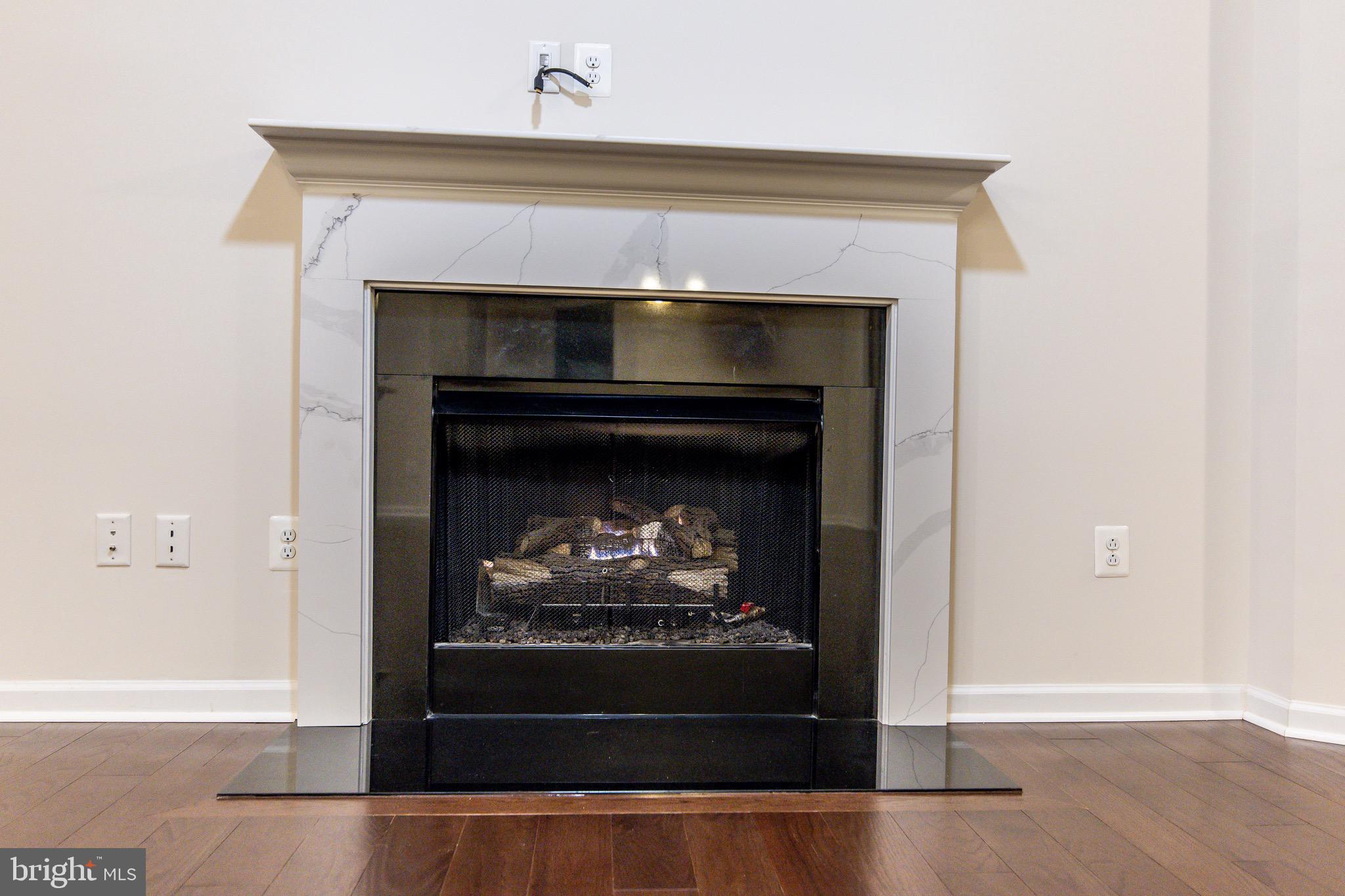 4861 Finnical Way, Unit 401 Frederick, MD 21703 - Photo 13 of 53 a living room with a fireplace