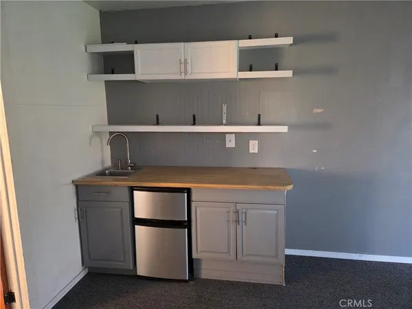 a room with storage and utility