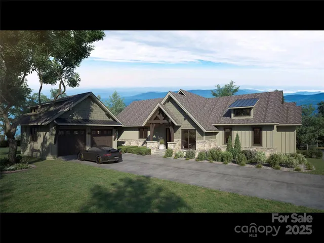 a view of house with garden