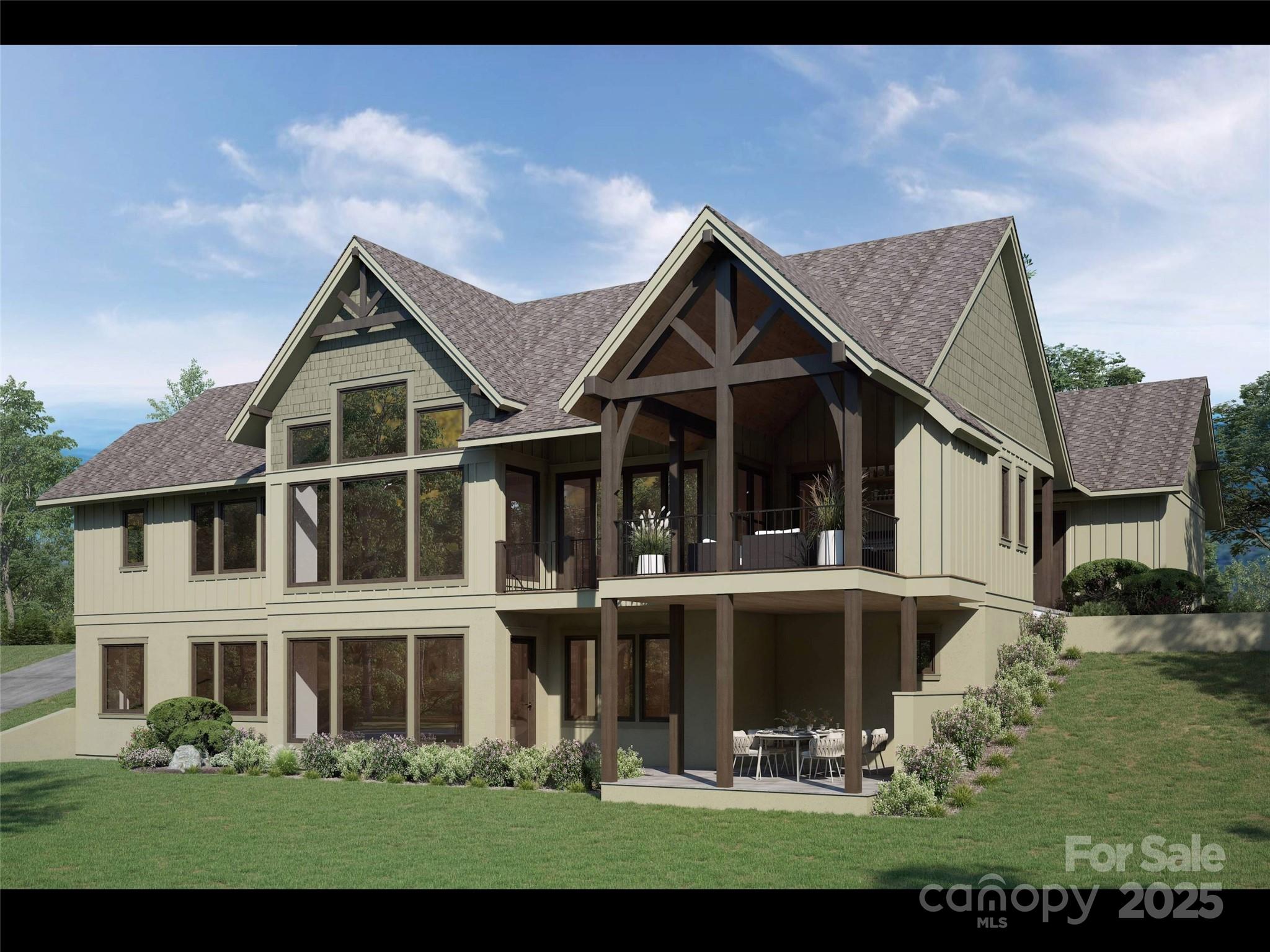 2015 Deep Gap Farm Road East Mill Spring, NC 28756 - Photo 3 of 36 a front view of a house with a yard