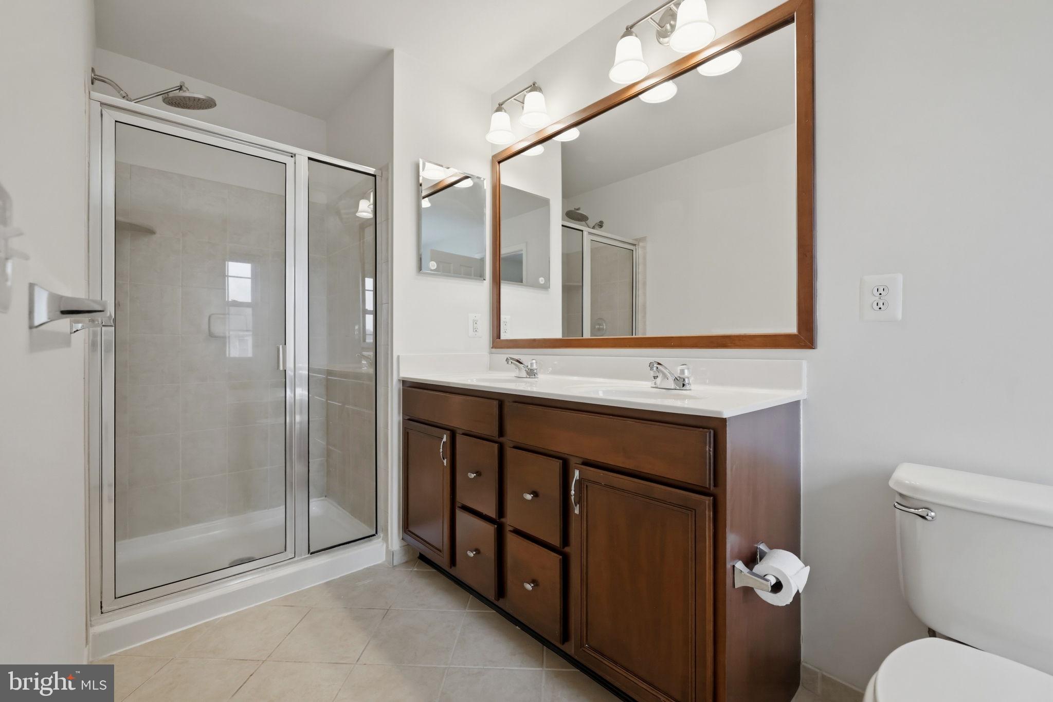 25156 Monteith Terrace Chantilly, VA 20152 - Photo 62 of 72 Modern bathroom with sleek finishes.