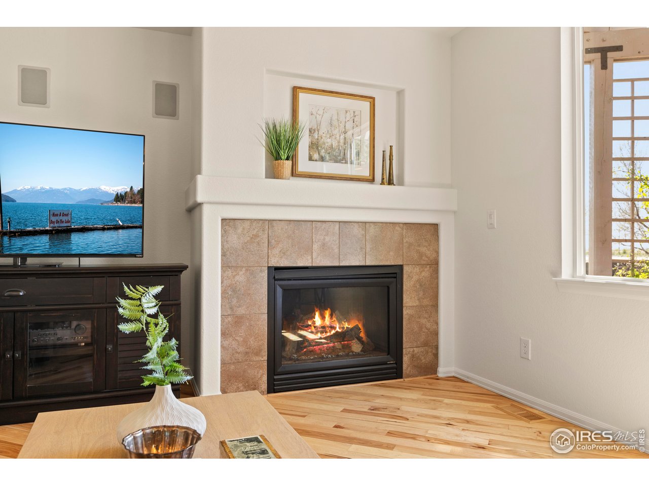 6117 Gold Dust Road Timnath, CO 80547 - Photo 12 of 43 a living room with a fireplace