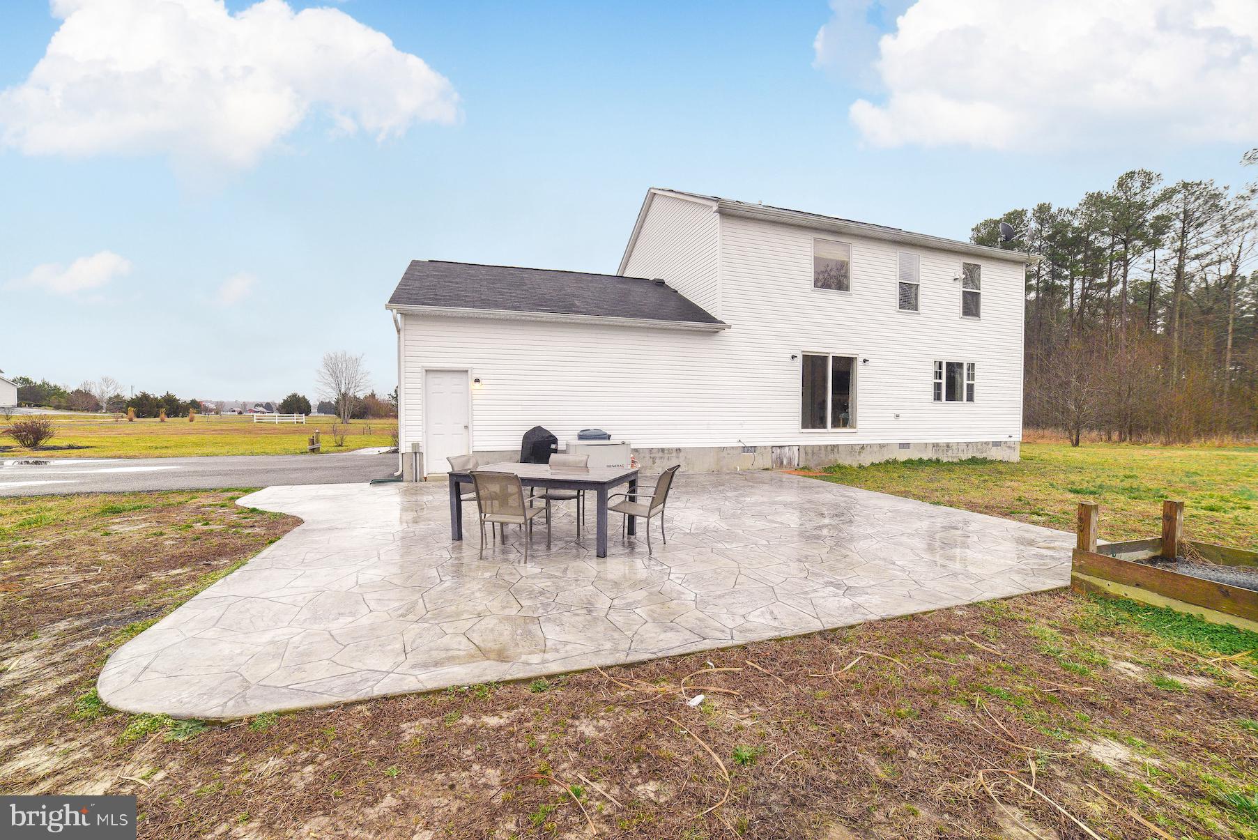 New Stamped Concrete Patio
