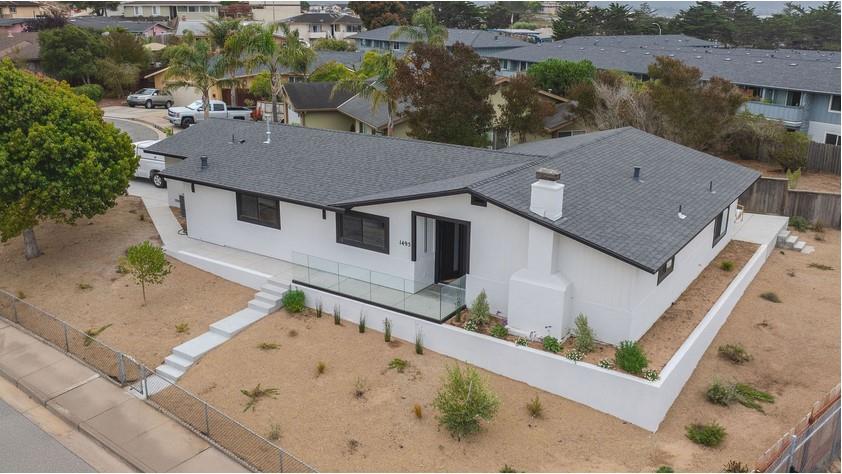 1495 Ancon Street Seaside, CA 93955 - Photo 32 of 35 an aerial view of a house with a yard